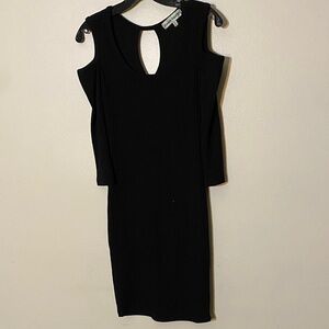 Almost Famous Elegant Black Backless Dress